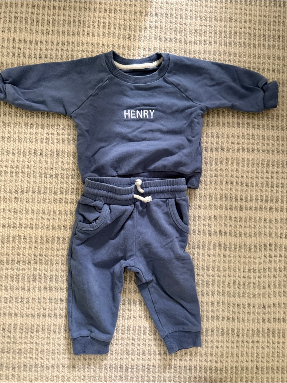 Blue Kids Sweatpants - Personalized 'Henry' Style